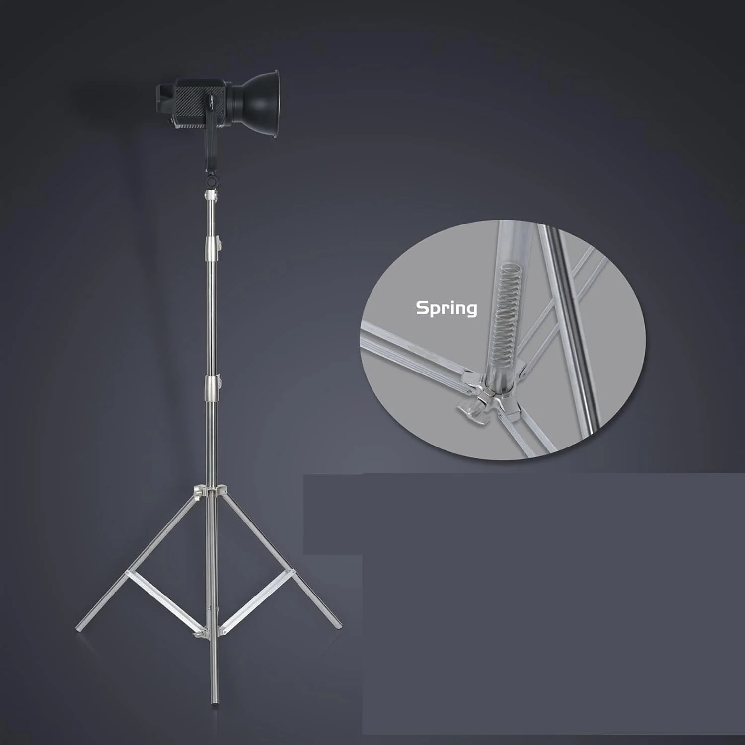 پایه نور آلیاژ آلومینیوم HODORE برای رینگ لایت دوربین، ویدیو تلفن همراه و کاربردهای دیگر