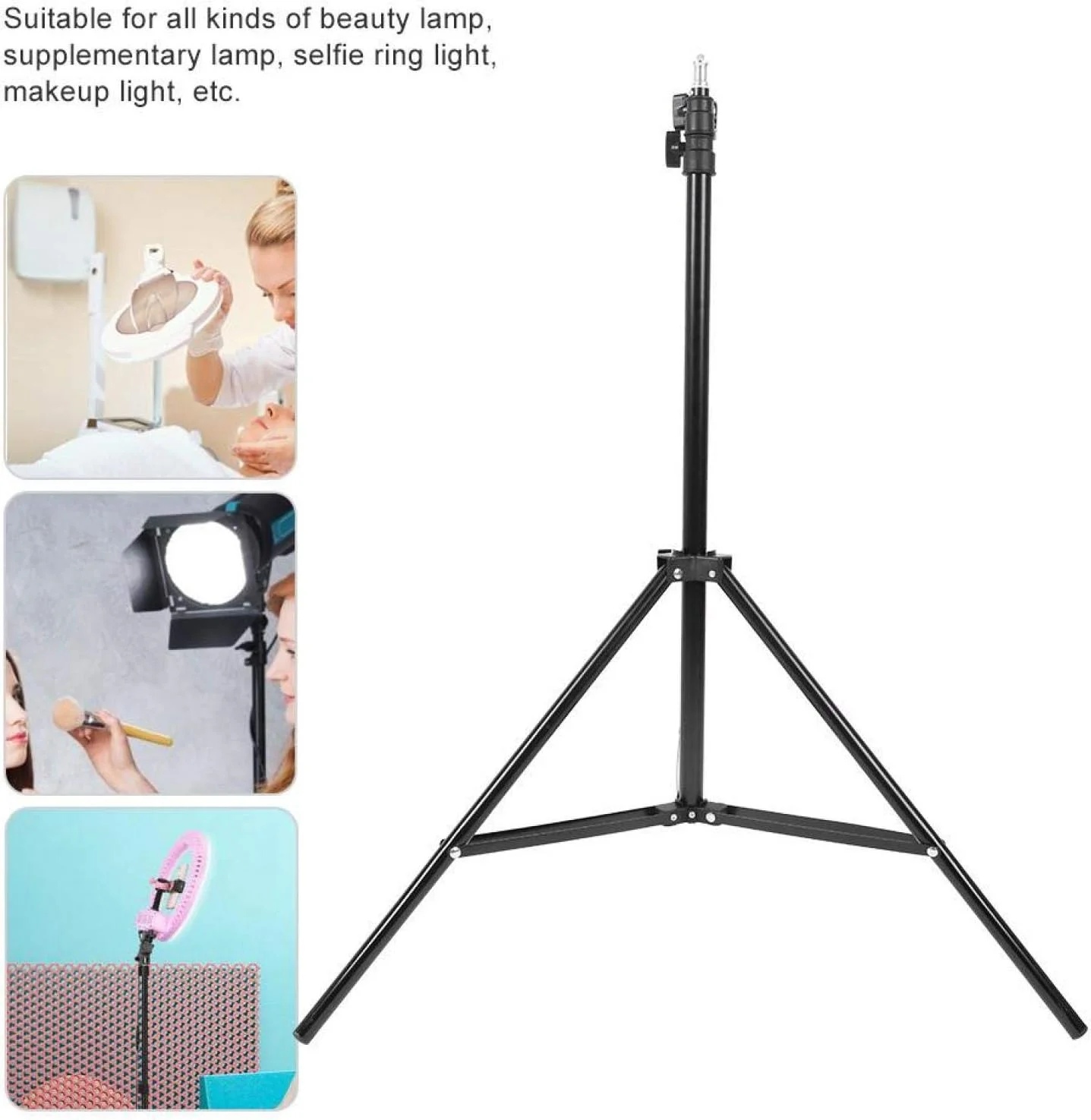 پایه نورپردازی عکاسی، نگهدارنده لامپ زیبایی ضد ضربه با اشکال و صحنه های مختلف برای نور حلقه ای سلفی، نور آرایش و غیره پایه نورپردازی عکاسی، نگهدارنده لامپ زیبایی ضد ضربه با اشکال و صحنه های مختلف برای نور حلقه ای سلفی، نور آرایش و غیره