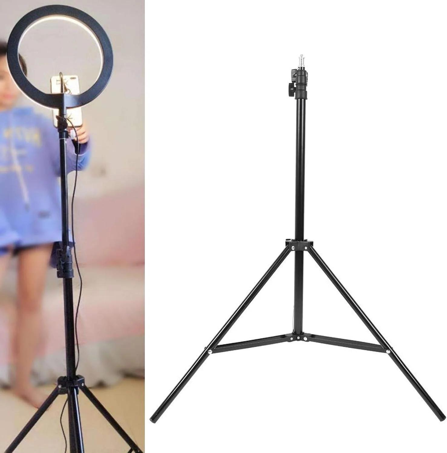 پایه نورپردازی عکاسی، نگهدارنده لامپ زیبایی ضد ضربه با اشکال و صحنه های مختلف برای نور حلقه ای سلفی، نور آرایش و غیره پایه نورپردازی عکاسی، نگهدارنده لامپ زیبایی ضد ضربه با اشکال و صحنه های مختلف برای نور حلقه ای سلفی، نور آرایش و غیره