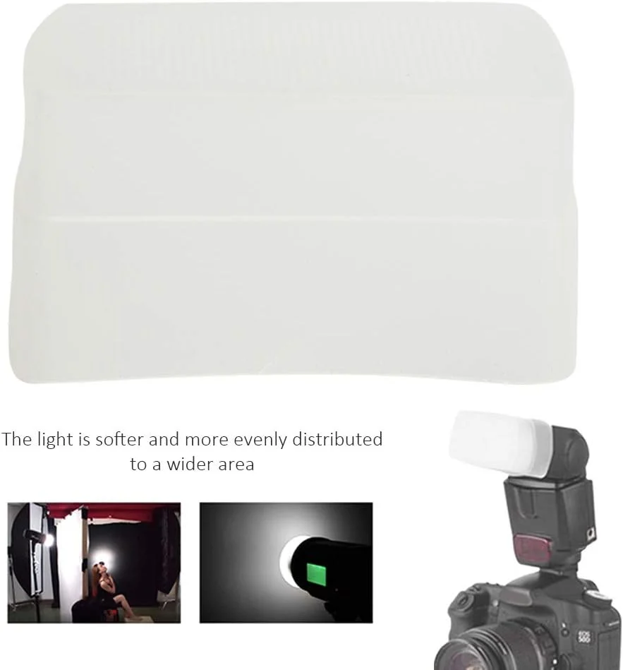 3 عدد پخش کننده نور فلاش دوربین دیجیتال، سافت باکس اسپیدلایت مناسب برای فلاش بالای دوربین Canon 550EX - سفید 3 عدد پخش کننده نور فلاش دوربین دیجیتال، سافت باکس اسپیدلایت مناسب برای فلاش بالای دوربین Canon 550EX - سفید
