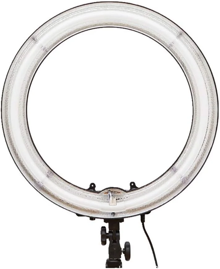 نور پرکننده قابل حمل برای عکاسی مدل RL-75 با لامپ فلورسنت حلقوی مناسب آرایش (رنگ: مشکی، اندازه: 50x10x53 سانتی متر)