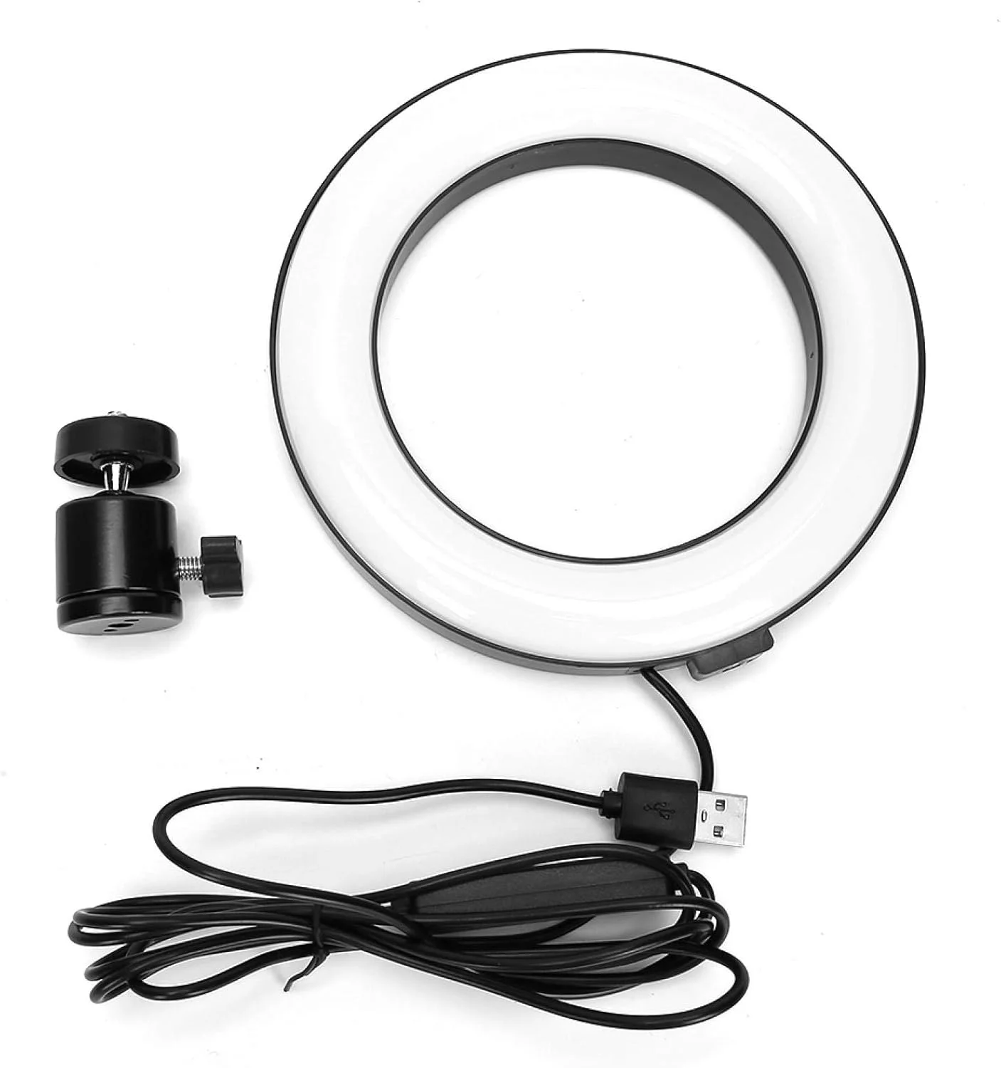 نور حلقه ای پر کننده دایره ای عمومی با آینه روشن و سه پایه برای پخش زنده