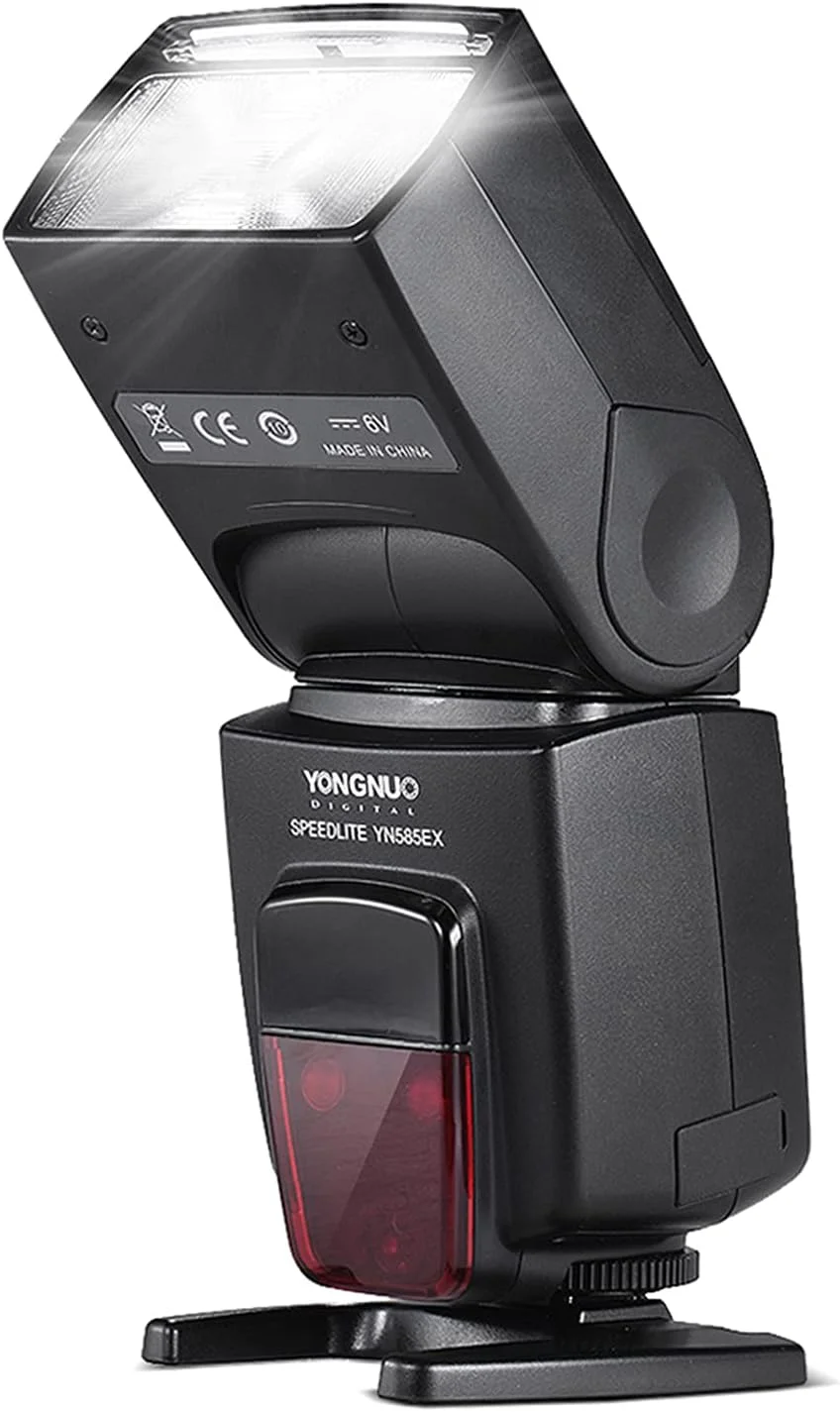 فلاش اسپیدلایت وایرلس Morelian YN585EX P-TTL با عدد راهنمای GN58 و سرعت HSS 1/12000s، حالت‌های SP S1 S2 Slave، دارای نور کمکی AF، پرده عقب و صفحه نمایش LCD برای دوربین‌های DSLR Pentax K-1 K-S1 K-S2 K-3 K-3II K-70 K-50