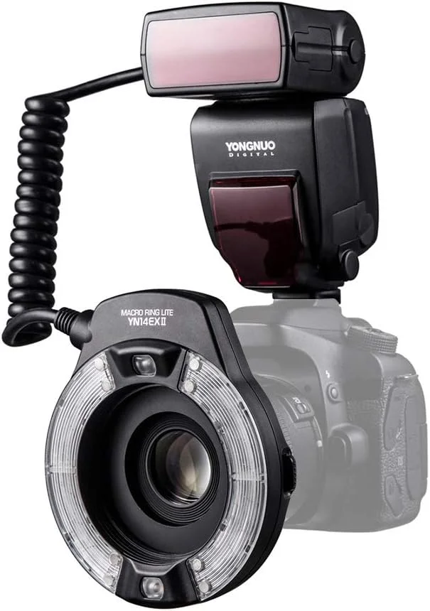کیت فلاش حلقه ای ماکرو حرفه ای Morelian YN14EX II با صفحه نمایش LCD بزرگ، حلقه های آداپتور، فیلترهای دمای رنگ، پایه اتصال کفشک گرم برای دوربین های DSLR کیت فلاش حلقه ای ماکرو حرفه ای Morelian YN14EX II با صفحه نمایش LCD بزرگ، حلقه های آداپتور، فیلترهای دمای رنگ، پایه اتصال کفشک گرم برای دوربین های DSLR