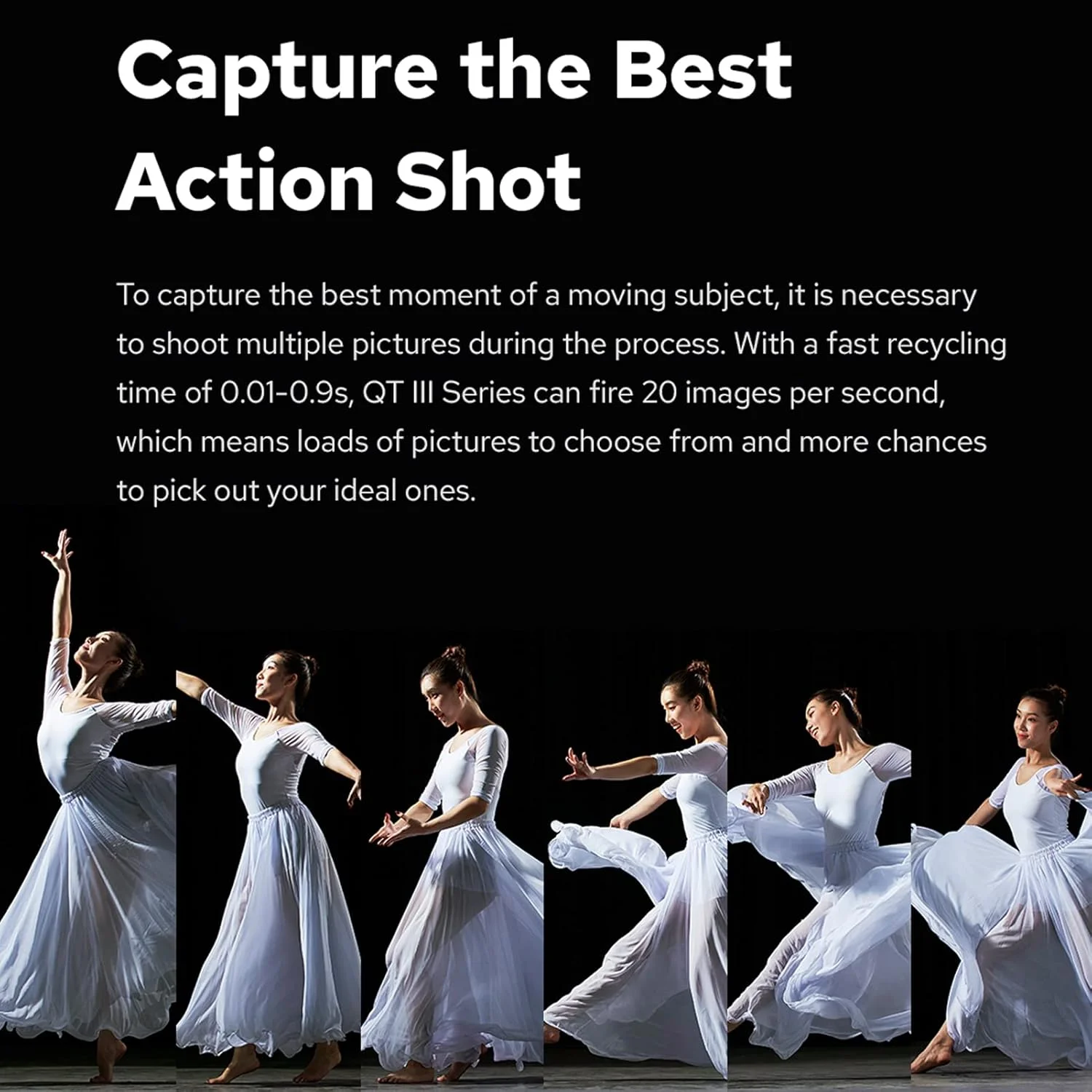 فلاش استودیویی پرسرعت 600 واتی Morelian QT600IIIM GN76 1/8000s HSS زمان بازیافت سریع 0.01-0.9 ثانیه سیستم بی سیم 2.4G داخلی با نور مدلینگ 40 واتی مانت بوئنز برای پرتره عروسی و فشن