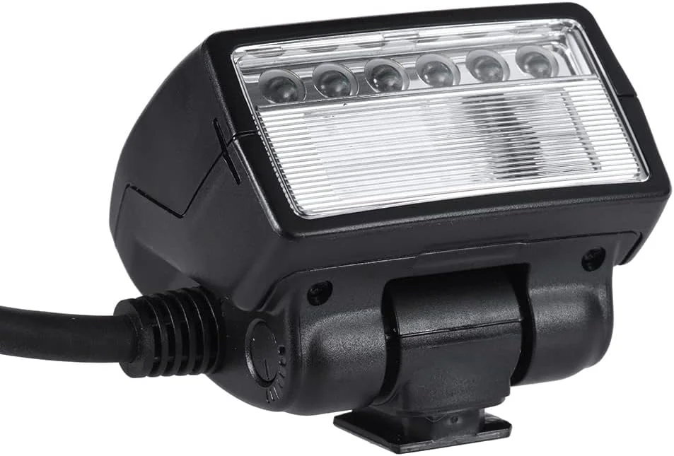 فلاش ماکرو Morelian E-TTL با دمای رنگی 5600K به همراه 2 عدد هد فلاش و 4 عدد حلقه آداپتور برای دوربین های Canon EOS 1Dx 5D3 6D 7D 70D 80D