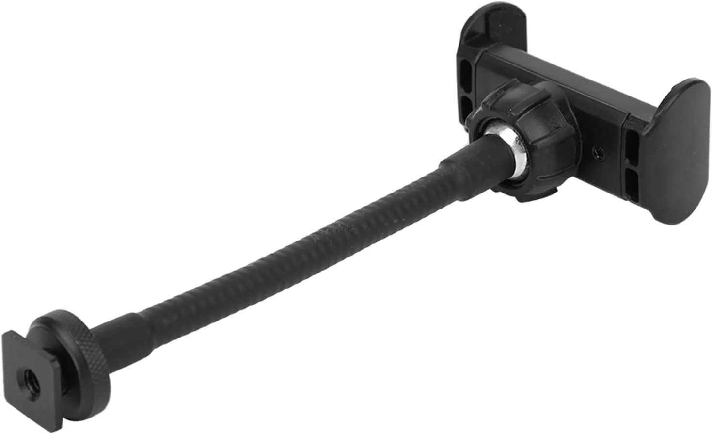 نگهدارنده تلفن همراه رینگ لایت Dioche، اتصال نگهدارنده تلفن همراه رینگ لایت، آلیاژ آلومینیوم + پلاستیک مشکی، گیره تلفن شلنگ قابل حمل، پایه رینگ لایت گیره پخش زنده تلفن هوشمند