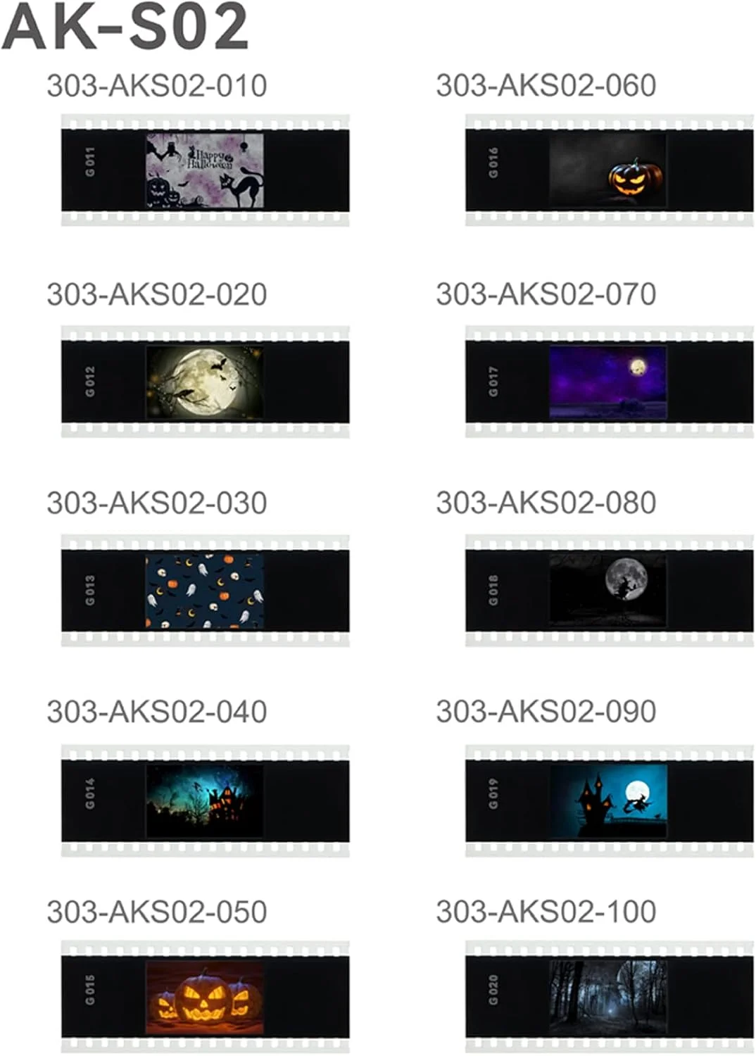 مجموعه اسلاید کامل Godox AK-S، لوازم جانبی برای فلاش دوربین Godox AK-R21، مجموعه 60 عددی تصاویر شفاف