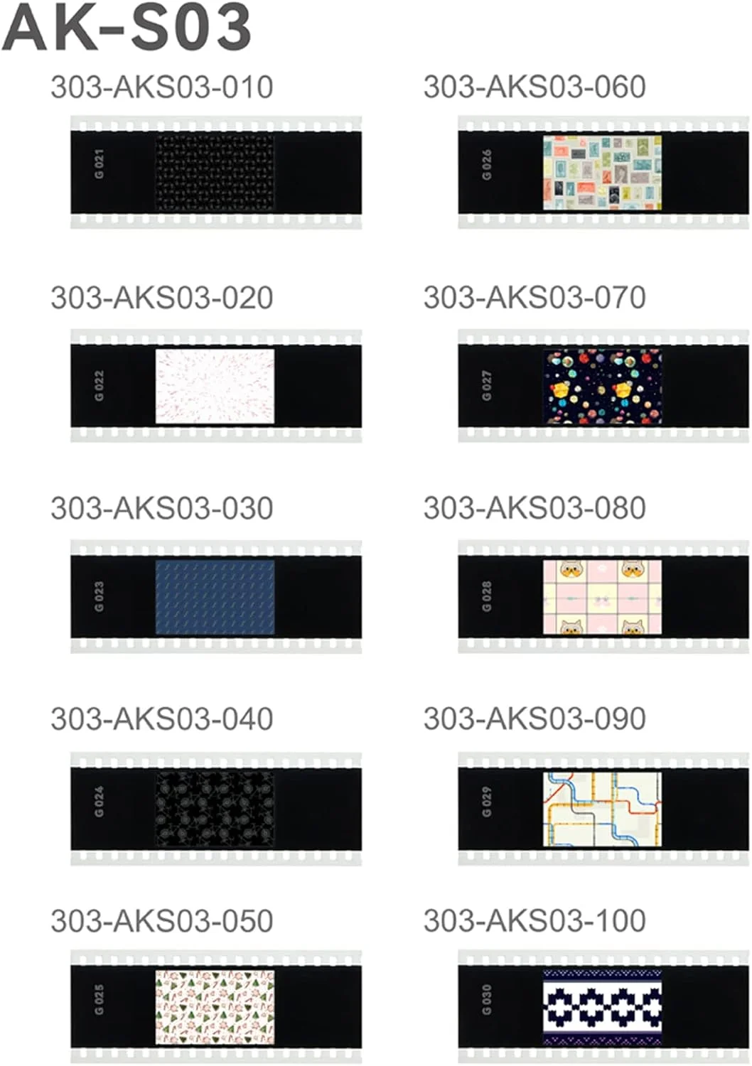 مجموعه اسلاید کامل Godox AK-S، لوازم جانبی برای فلاش دوربین Godox AK-R21، مجموعه 60 عددی تصاویر شفاف