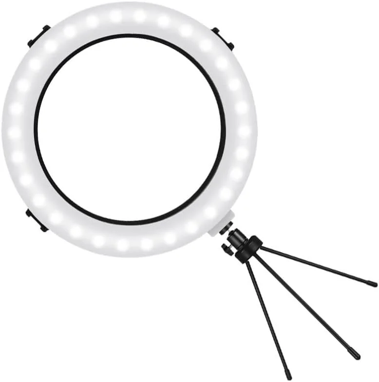 چراغ ال ای دی پرکننده نور، چراغ حلقه ای USB با نگهدارنده تلفن، چراغ های سلفی قابل تنظیم، نور ویدئویی برای آرایش، پخش زنده عکس