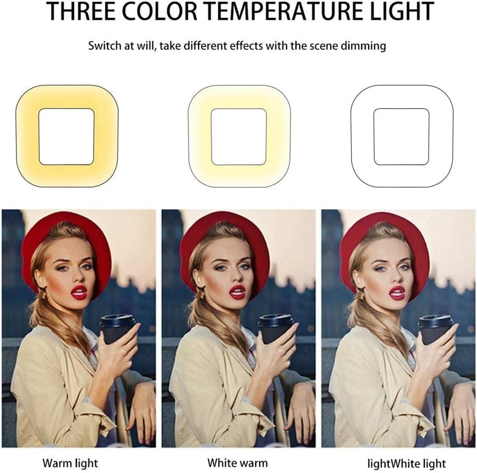 نور حلقه ای قابل تنظیم با سه پایه، نور حلقه ای مربعی 72 LED برای استودیو 6000K، نور پرکننده حلقه ای سلفی با میله قابل تنظیم، نگهدارنده تلفن جهانی، بدون خیرگی نور حلقه ای قابل تنظیم با سه پایه، نور حلقه ای مربعی 72 LED برای استودیو 6000K، نور پرکننده حلقه ای سلفی با میله قابل تنظیم، نگهدارنده تلفن جهانی، بدون خیرگی