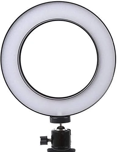 حلقه نور ال ای دی Samnuerly با پایه سه پایه و نگهدارنده انعطاف پذیر تلفن، 3 حالت نور قابل تنظیم برای ویدیوهای یوتیوب، پخش زنده، آرایش، عکاسی سلفی