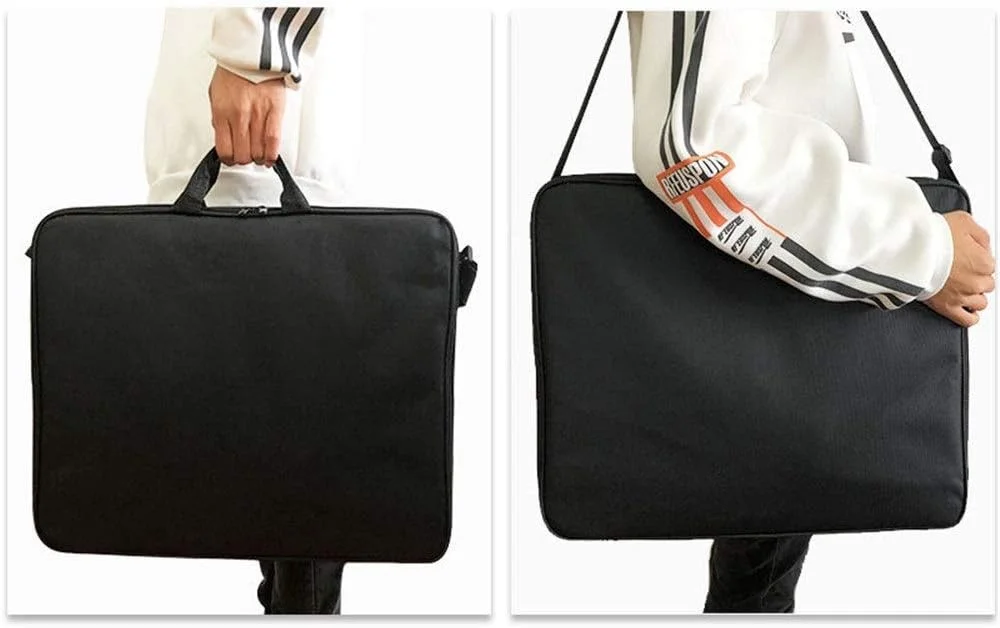 نور حلقه ای 18 اینچی Samnuerly، نور پرکننده زنده، نور لنگر، نور زیبایی، نور عکاسی تاتو، نور سلفی تلفن همراه برای آرایش ویدئویی پرتره (مشکی، 50x40x10 سانتی متر)