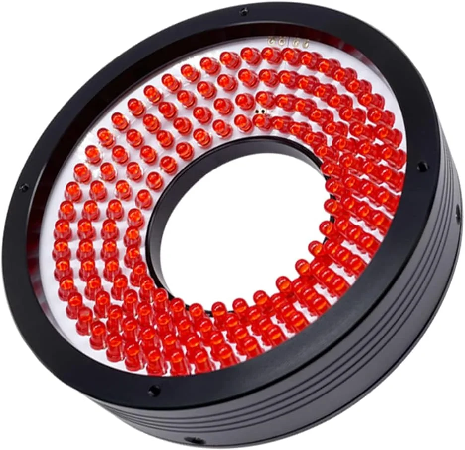 حلقه نور سفید 120 میلی متری HTENG VISHI LED 24V برای تشخیص و شناسایی دوربین های صنعتی