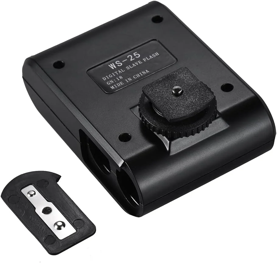 فلاش اکسترنال کوچک دیجیتال حرفه ای OUNA WS-25 با پایه اتصال یونیورسال GN18 برای دوربین های کانن، نیکون، پنتاکس، سونی a7، nex6، HX50، A99