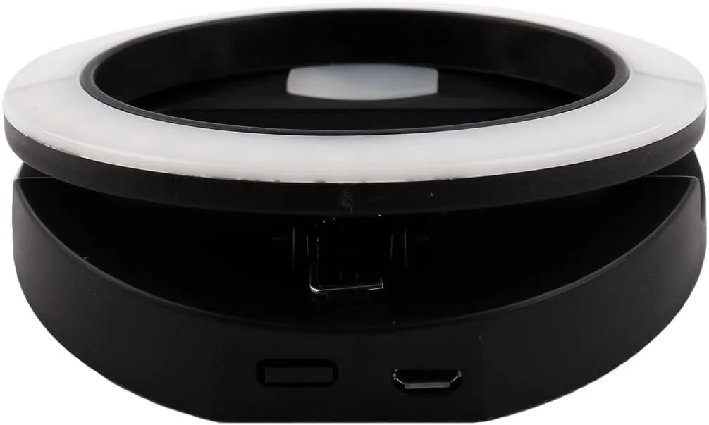 حلقه نور مشکی قابل شارژ با 30 ال ای دی با روشنایی 4 سطح برای گوشی های هوشمند اندروید حلقه نور مشکی قابل شارژ با 30 ال ای دی با روشنایی 4 سطح برای گوشی های هوشمند اندروید