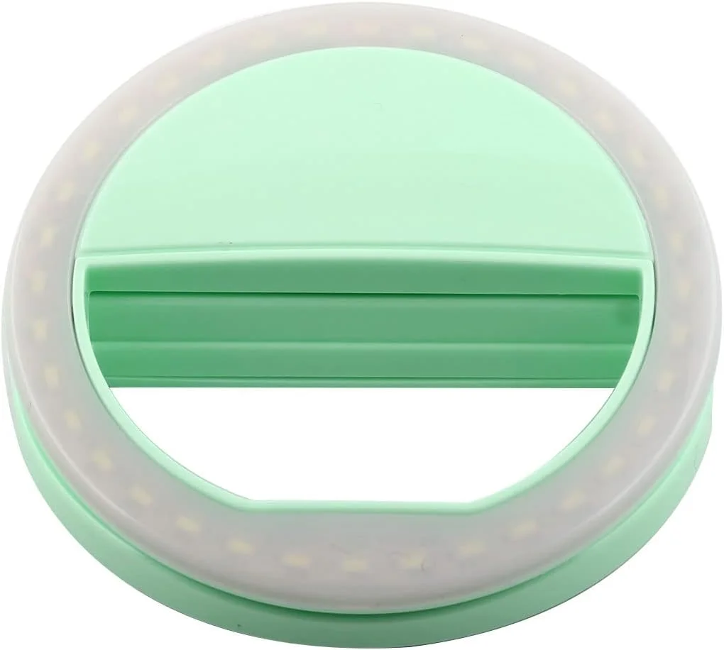 حلقه نور 36 LED با قابلیت تنظیم نور و شارژ مجدد، سبز رنگ، مناسب برای گوشی های هوشمند اندروید