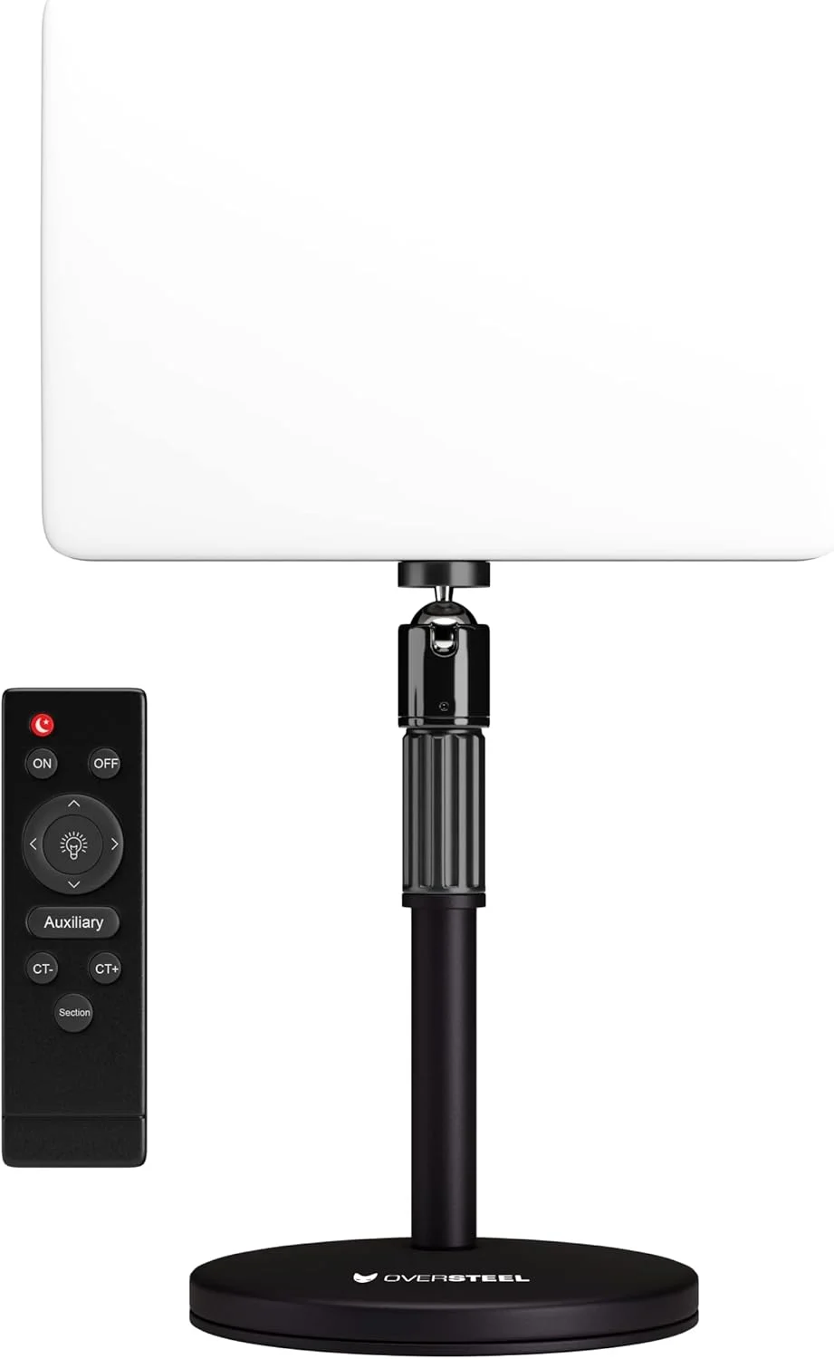 نور استریمینگ ال ای دی Oversteel Chromius با پایه، دمای رنگ قابل تنظیم 3000-6500K، کنترل از راه دور نور استریمینگ ال ای دی Oversteel Chromius با پایه، دمای رنگ قابل تنظیم 3000-6500K، کنترل از راه دور