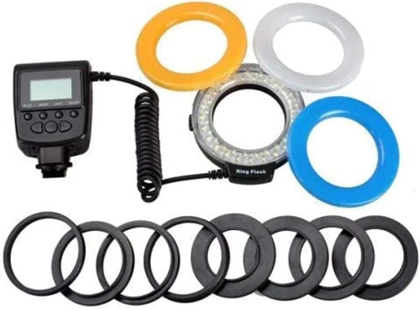 فلاش ماکرو حلقه ای LED دوربین عکاسی RF-550E eWINNER با پوشش نرم برای دوربین سونی (48 قطعه) فلاش ماکرو حلقه ای LED دوربین عکاسی RF-550E eWINNER با پوشش نرم برای دوربین سونی (48 قطعه)
