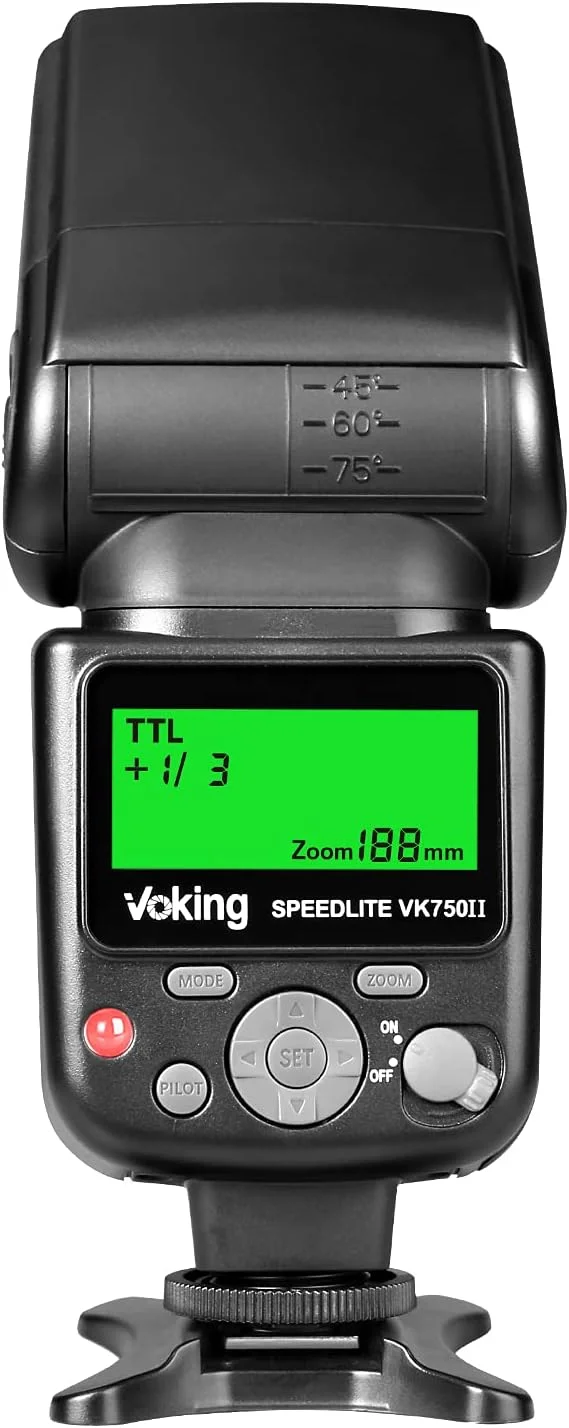 فلاش اسپیدلایت دوربین VOKING VK750II TTL، سازگار با EOS 60D 70D 80D 6D 7D و سایر دوربین های DSLR