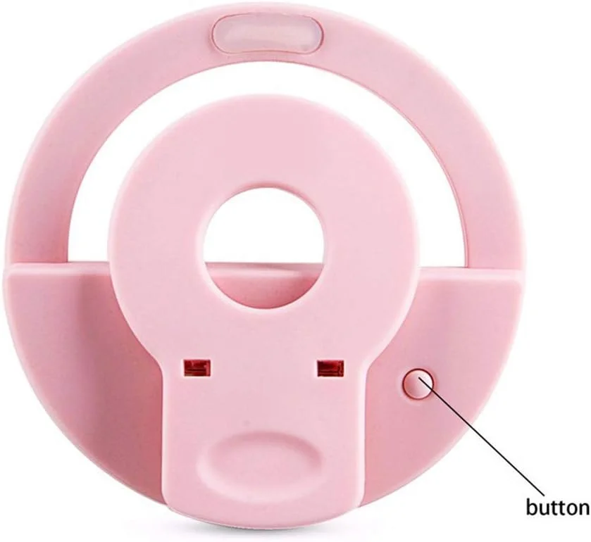 نور حلقه ای سلفی LED آیوینا، نور تکمیلی دوربین USB با 3 سطح روشنایی، نور تکمیلی تلفن همراه برای پخش زنده و آرایش