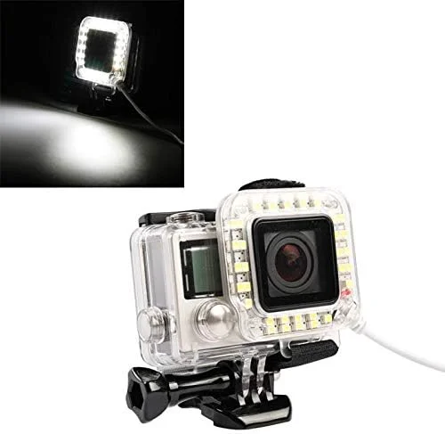نور فلش LED حلقه ای لنز USB مدل FHNP AYDD برای تصویربرداری در شب برای GoPro HERO4 / 3+