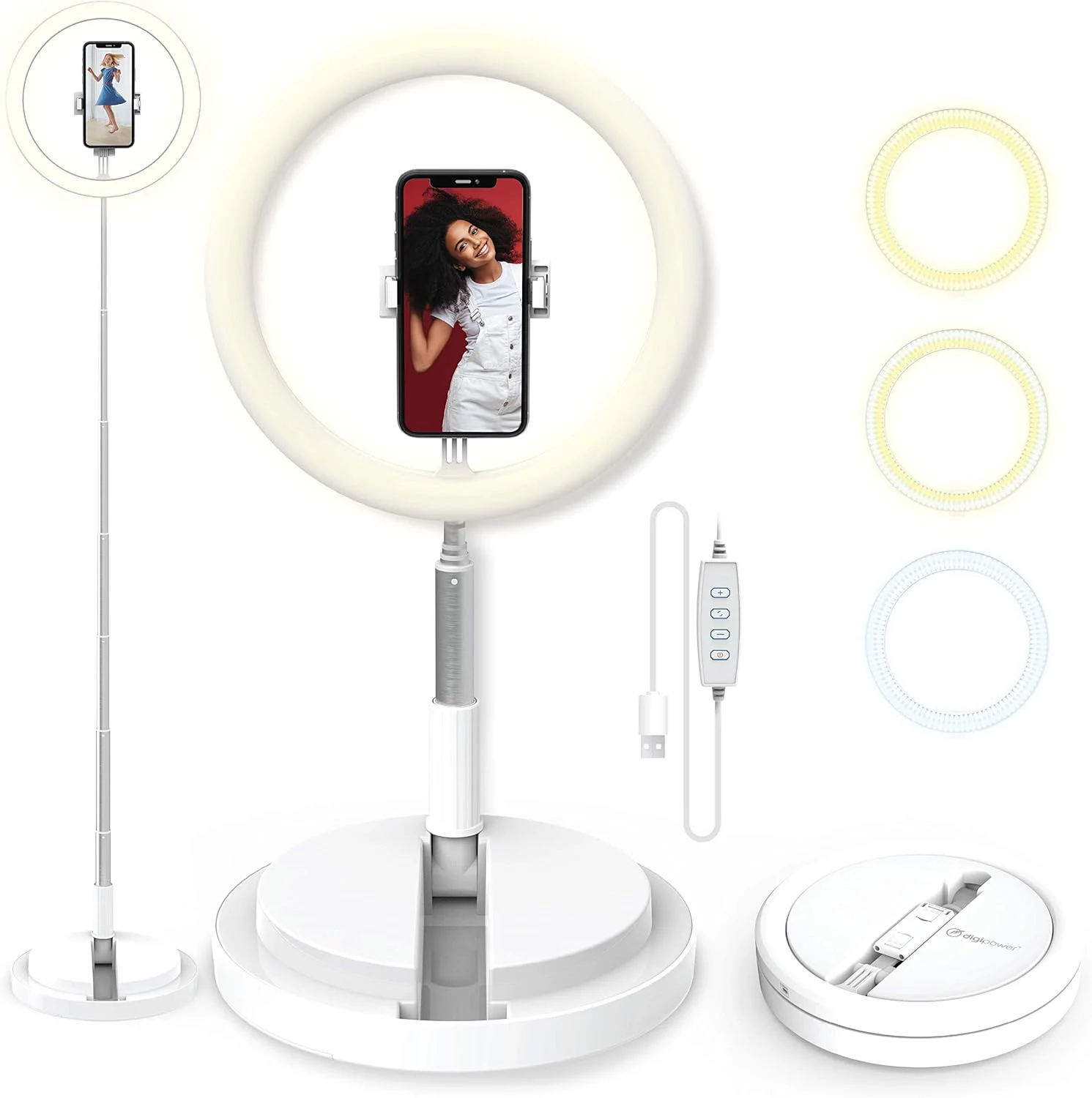 حلقه نور تاشو DigiPower