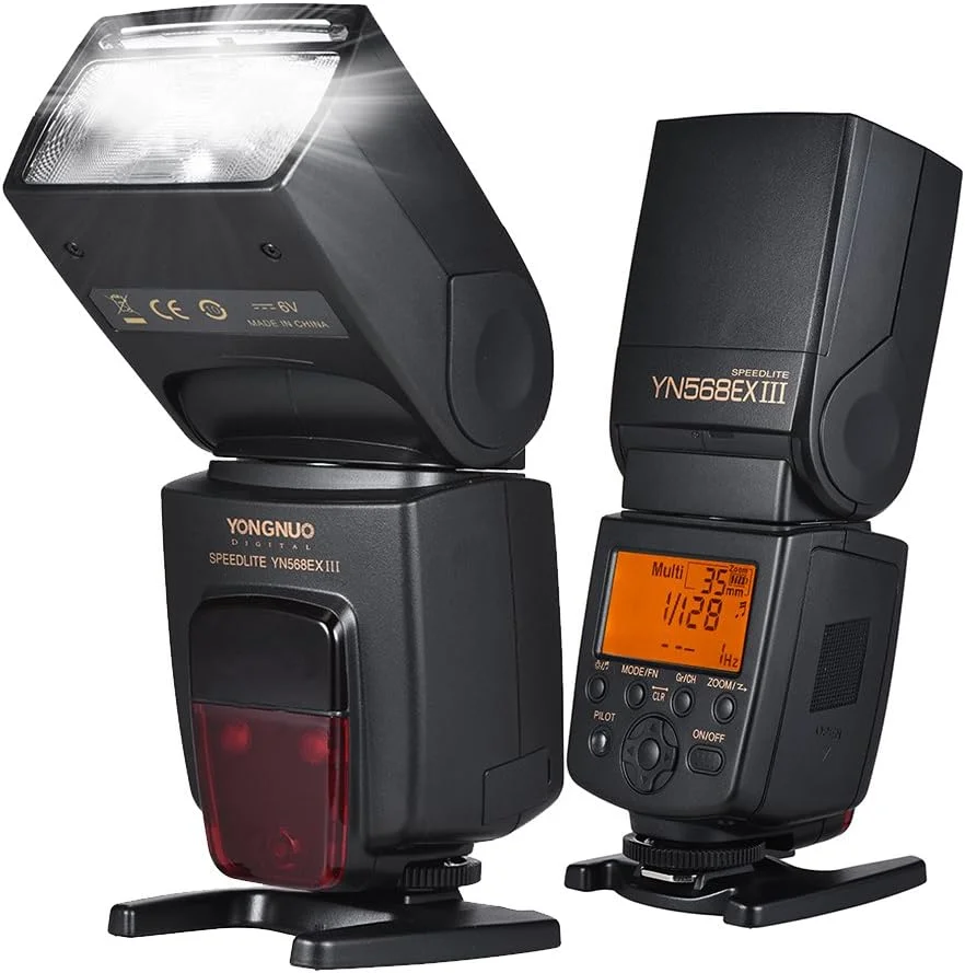 فلاش اسپیدلایت بی سیم Irfora YN568EX III TTL Slave GN58 1/8000s HSS با قابلیت ارتقاء فریمور USB برای دوربین های DSLR نیکون