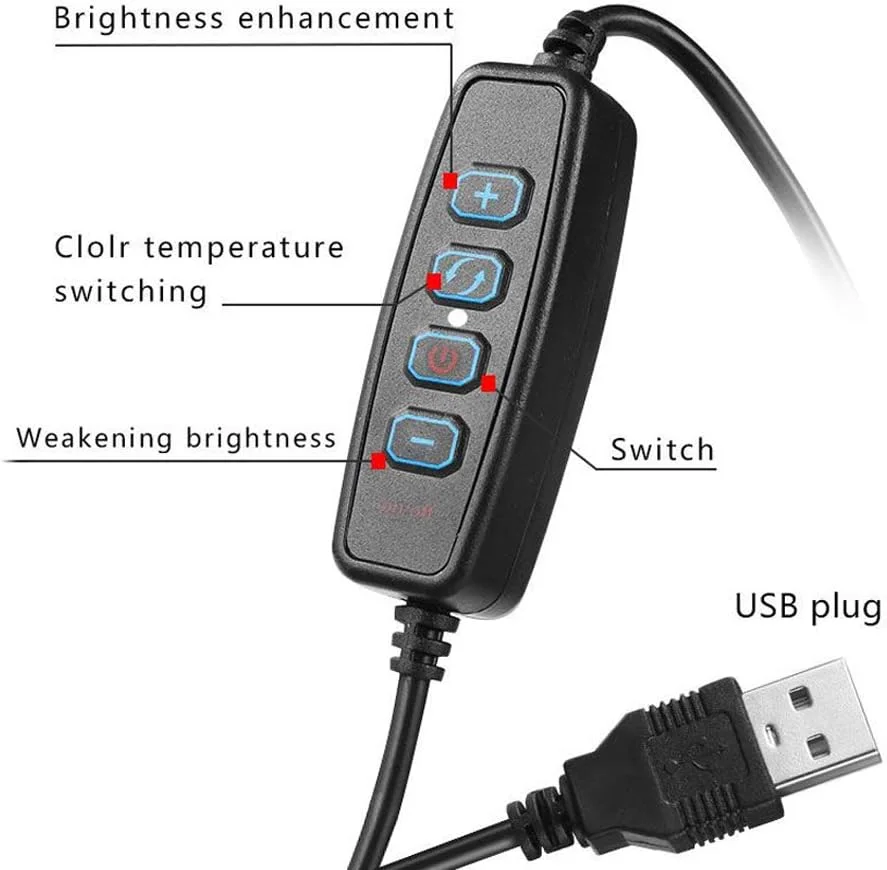 نور حلقه ای LED قابل تنظیم Irfora با دامنه نوردهی گسترده به همراه سه پایه برای عکاسی استودیویی و سلفی نور حلقه ای LED قابل تنظیم Irfora با دامنه نوردهی گسترده به همراه سه پایه برای عکاسی استودیویی و سلفی