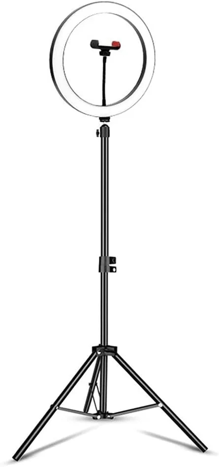 حلقه نور 12.9 اینچی با پایه، سه پایه جمع شونده 170 سانتی متر / 66.9 اینچ | 210 سانتی متر / 82 اینچ، حلقه نور سلفی با نگهدارنده تلفن برای پخش زنده / آرایش / عکاسی / ضبط ویدیو (رنگ: نوع A، اندازه: 170 سانتی متر) حلقه نور 12.9 اینچی با پایه، سه پایه جمع شونده 170 سانتی متر / 66.9 اینچ | 210 سانتی متر / 82 اینچ، حلقه نور سلفی با نگهدارنده تلفن برای پخش زنده / آرایش / عکاسی / ضبط ویدیو (رنگ: نوع A، اندازه: 170 سانتی متر)