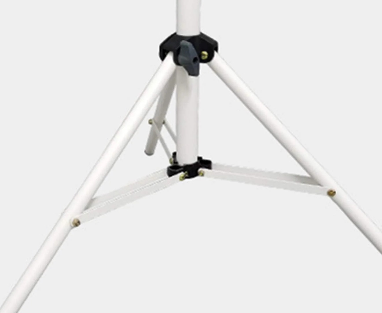 نور حلقه ای 12 اینچی برای موبایل، مناسب تولید محتوا، آرایش و پخش زنده با پایه نگهدارنده سه پایه - سفید