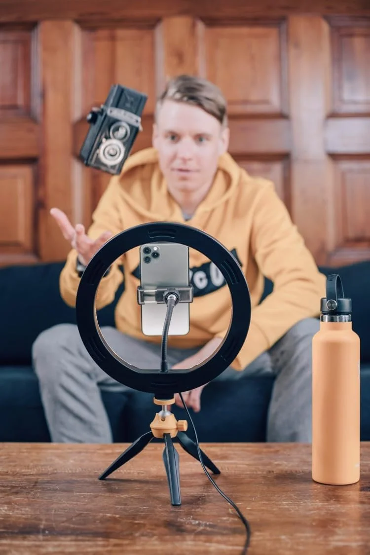 حلقه نور ال ای دی کداک Selphie 10 SL001 به همراه سه پایه و ریموت کنترل - مشکی