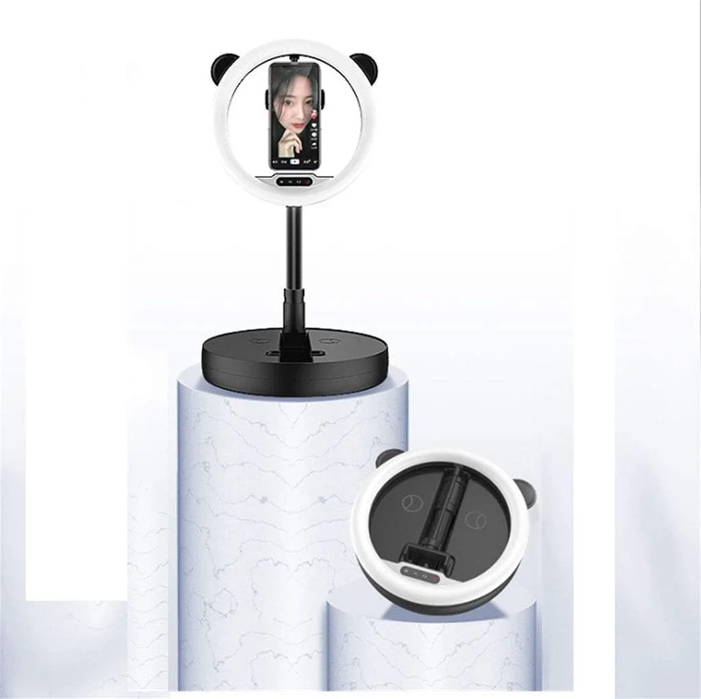 نور حلقه ای تاشو قابل حمل 10 اینچی، چراغ های ویدیویی روی دوربین، با پایه تلفن و پایه نور، 3 حالت رنگی و 10 سطح روشنایی، نور حلقه ای سلفی تلفن همراه برای عکاسی و ضبط ویدیو نور حلقه ای تاشو قابل حمل 10 اینچی، چراغ های ویدیویی روی دوربین، با پایه تلفن و پایه نور، 3 حالت رنگی و 10 سطح روشنایی، نور حلقه ای سلفی تلفن همراه برای عکاسی و ضبط ویدیو