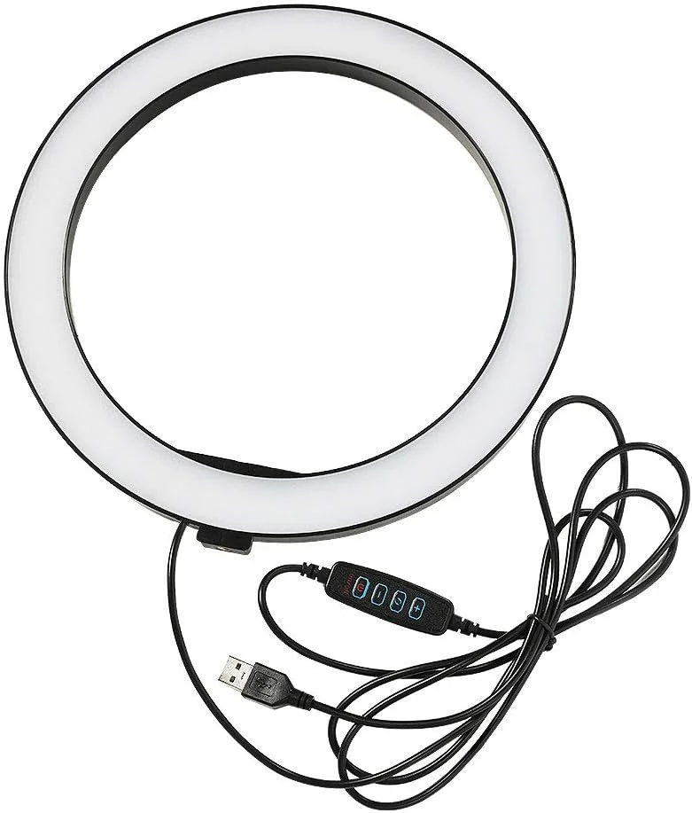 نور حلقه ای رومیزی برای سلفی، نور حلقه ای ال ای دی 26 سانتی متری با پایه سه پایه و نگهدارنده تلفن همراه و کنترل از راه دور برای سلفی، عکاسی، فیلمبرداری در یوتیوب [انتخاب چندگانه],A