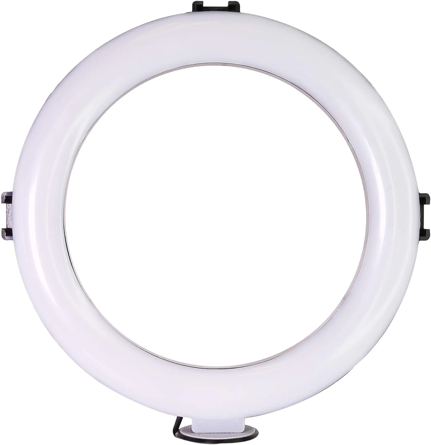 کیت نور حلقه ای LED ویدپرو RL-8، 8 اینچی به همراه سه پایه کوچک و هد توپی. تغذیه از طریق USB برای پرتره، آرایش، مدلینگ، ولاگرها، عکس های ماکرو و یوتیوب. دمای رنگ متغیر 2800K 4500K 6500K