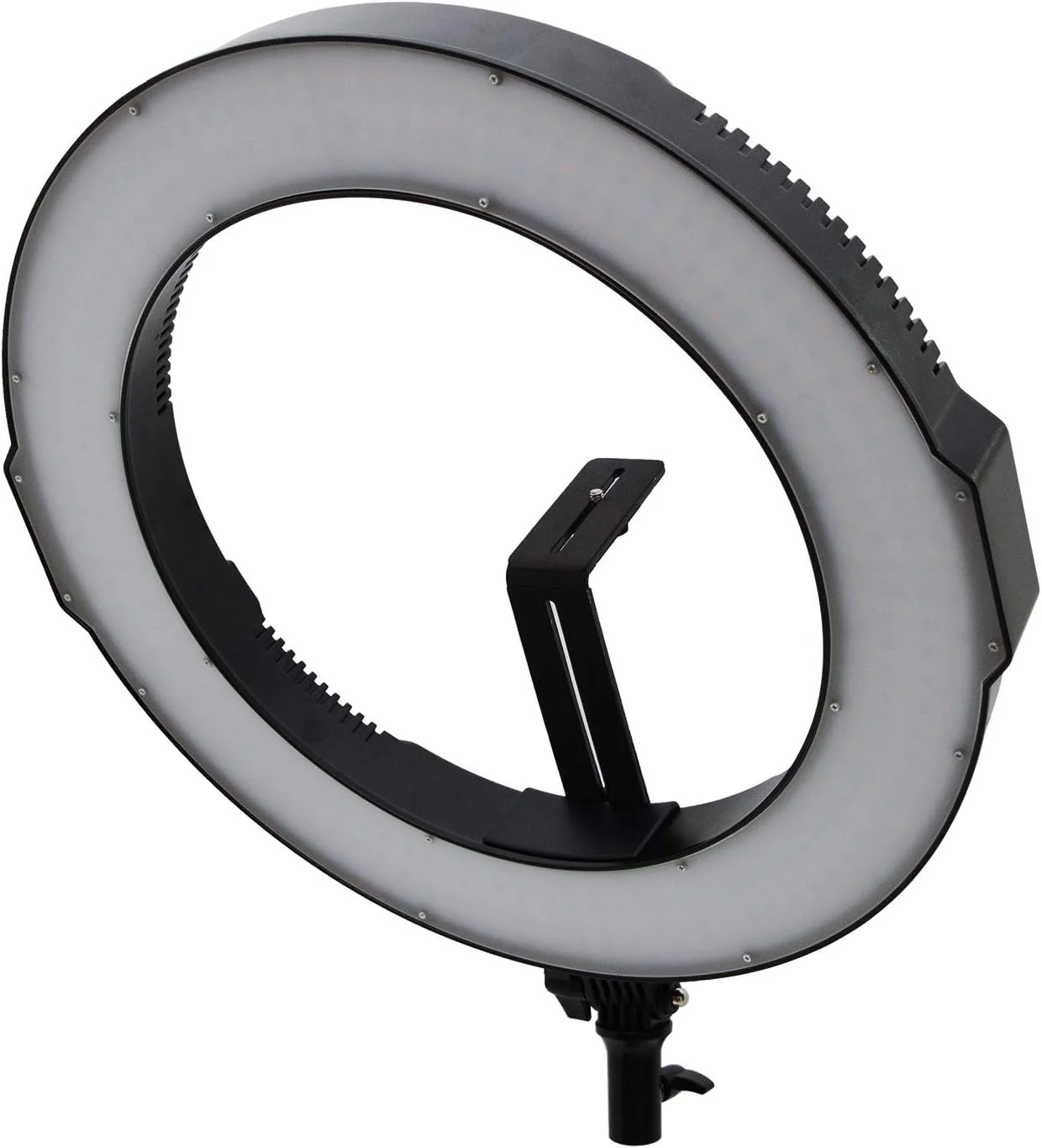 نور حلقوی COOPIC RL-288A دو رنگ 3200K-5600K با قابلیت تنظیم نور به همراه پایه نور L240cm با CRI >95 مناسب برای عکاسی دوربین، آرایش، پخش زنده، پرتره، استودیو یوتیوب، فیلمبرداری، وبلاگ نویسی و غیره