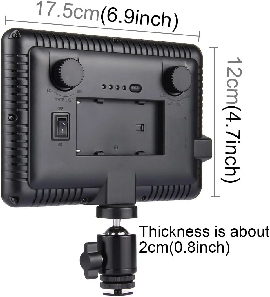 لامپ ویدئویی 70 LED با فیلم شفاف با 3 درجه حرارت Sunyifan 104 SMD 2835 LEDs 220-850LM 3000-6000K نور استودیویی قابل تنظیم برای دوربین های Canon، Nikon و DSLR لامپ ویدئویی 70 LED با فیلم شفاف با 3 درجه حرارت Sunyifan 104 SMD 2835 LEDs 220-850LM 3000-6000K نور استودیویی قابل تنظیم برای دوربین های Canon، Nikon و DSLR