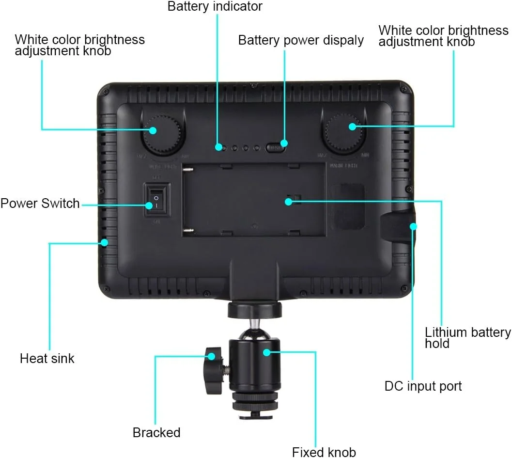 لامپ ویدئویی 70 LED با فیلم شفاف با 3 درجه حرارت Sunyifan 104 SMD 2835 LEDs 220-850LM 3000-6000K نور استودیویی قابل تنظیم برای دوربین های Canon، Nikon و DSLR لامپ ویدئویی 70 LED با فیلم شفاف با 3 درجه حرارت Sunyifan 104 SMD 2835 LEDs 220-850LM 3000-6000K نور استودیویی قابل تنظیم برای دوربین های Canon، Nikon و DSLR