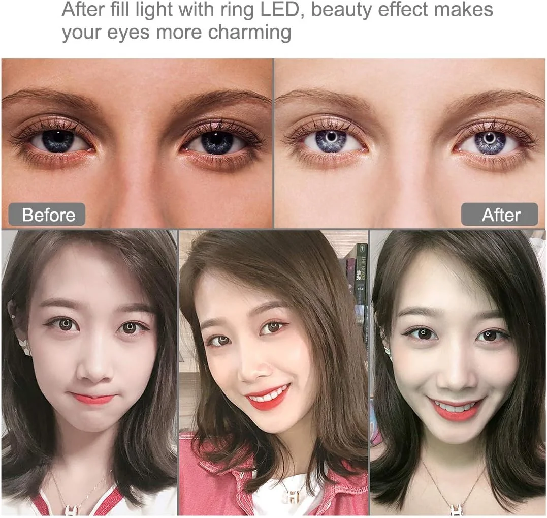 حلقه نور ال ای دی USB سفید رنگ PULUZ با قطر 12 سانتی متر (4.7 اینچ) مناسب برای تولید ویدیو، عکاسی، آرایش و تجهیزات تولید محتوای ویدیویی یوتیوب (مشکی) حلقه نور ال ای دی USB سفید رنگ PULUZ با قطر 12 سانتی متر (4.7 اینچ) مناسب برای تولید ویدیو، عکاسی، آرایش و تجهیزات تولید محتوای ویدیویی یوتیوب (مشکی)