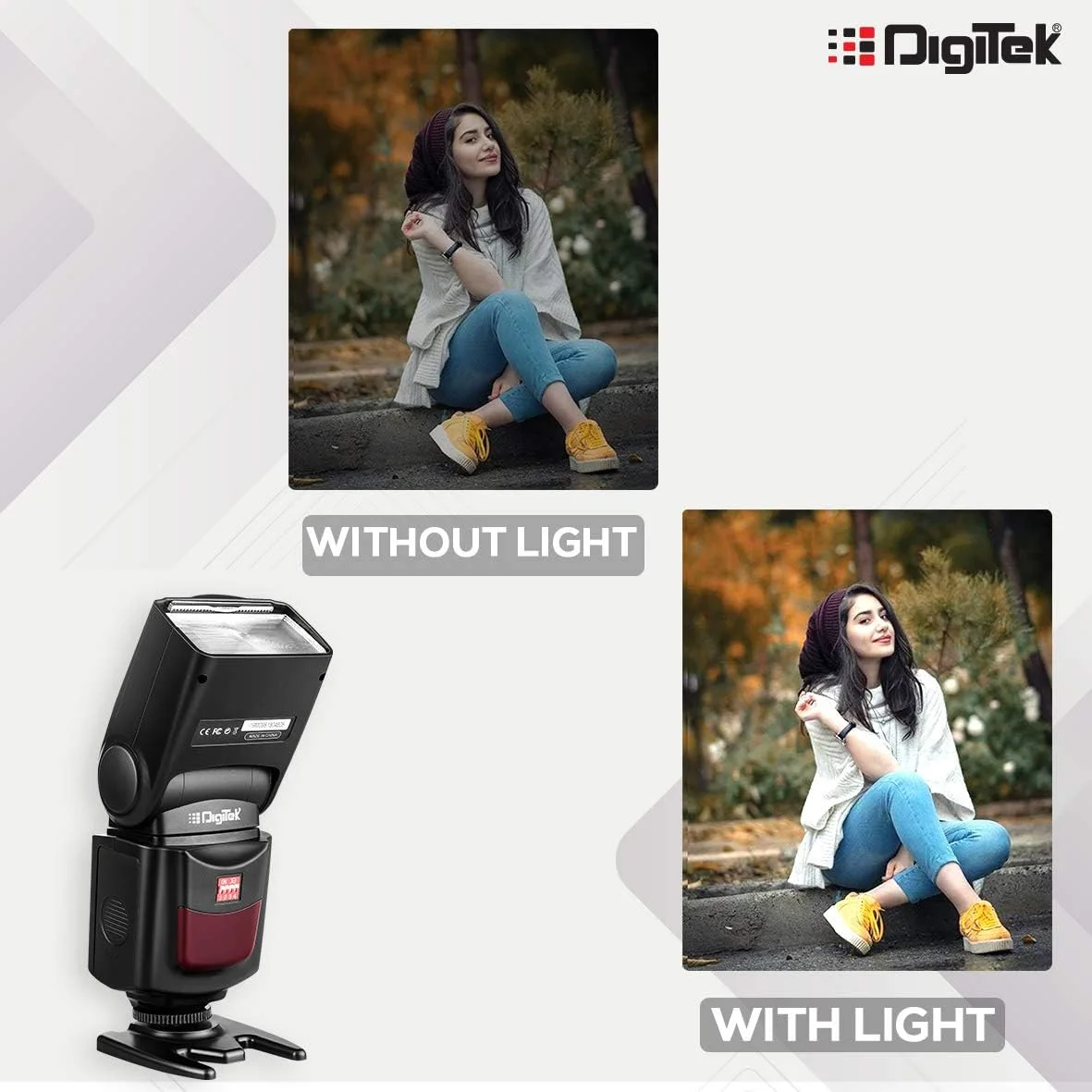 فلاش اسپیدلایت الکترونیکی یونیورسال DIGITEK® (DFL-088) برای دوربین های DSLR کانن نیکون پنتاکس المپوس با مانت هات شو استاندارد (بدون تریگر) فلاش اسپیدلایت الکترونیکی یونیورسال DIGITEK® (DFL-088) برای دوربین های DSLR کانن نیکون پنتاکس المپوس با مانت هات شو استاندارد (بدون تریگر)