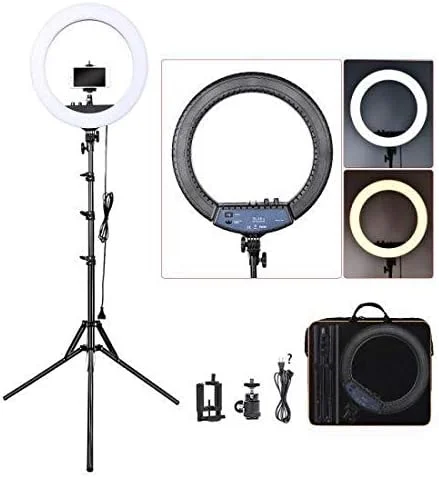 نور مکمل موبایل EWORLD برای عکاسی، چراغ حلقه ای با دوشاخه آمریکایی (بدون سه پایه) نور مکمل موبایل EWORLD برای عکاسی، چراغ حلقه ای با دوشاخه آمریکایی (بدون سه پایه)