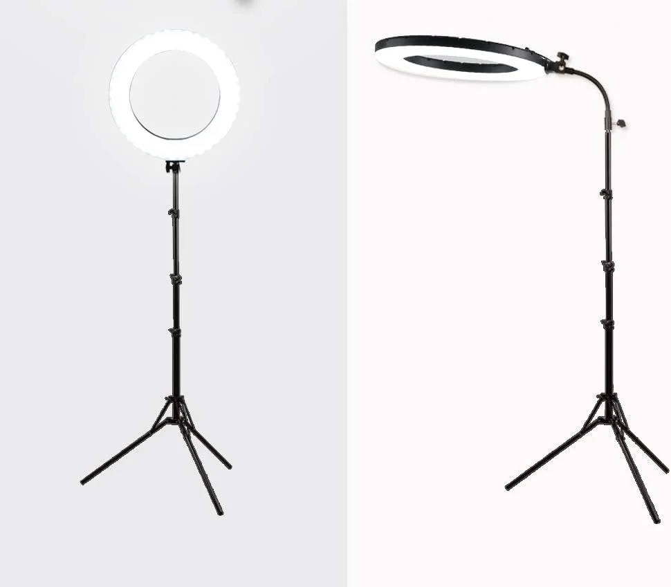 حلقه نور ال ای دی 18 اینچی GSKAIWEN با توان 60 وات، نورپردازی زیبایی، لامپ تاتو ابرو، نور قابل تنظیم برای آرایش، استودیوی عکاسی، نور ویدئویی، مناسب برای فیلمبرداری در فضای باز با جایگاه باتری (کیت لوله نرم 18 اینچی) حلقه نور ال ای دی 18 اینچی GSKAIWEN با توان 60 وات، نورپردازی زیبایی، لامپ تاتو ابرو، نور قابل تنظیم برای آرایش، استودیوی عکاسی، نور ویدئویی، مناسب برای فیلمبرداری در فضای باز با جایگاه باتری (کیت لوله نرم 18 اینچی)