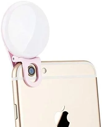 نور سلفی حلقه ای صورتی Kiwifotos SRL-20 با 20 ال ای دی داخلی برای سلفی نور سلفی حلقه ای صورتی Kiwifotos SRL-20 با 20 ال ای دی داخلی برای سلفی