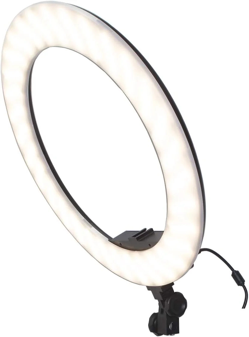 نور حلقه ای ویدئویی RL-18D دو رنگ با قابلیت تنظیم نور (46 سانتی متر قطر خارجی، 55 وات، 2048 عدد LED SMD) مشکی نور حلقه ای ویدئویی RL-18D دو رنگ با قابلیت تنظیم نور (46 سانتی متر قطر خارجی، 55 وات، 2048 عدد LED SMD) مشکی