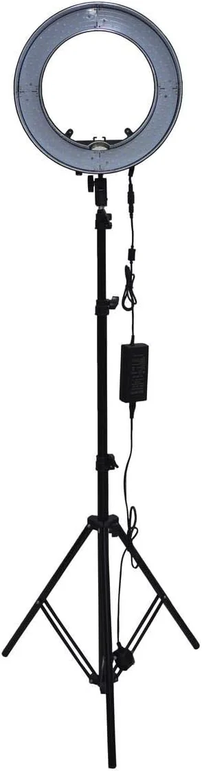 نور حلقه ای ال ای دی 13 اینچی / 33 سانتی متری مدل RL-480S مناسب عکس/فیلم، 40 وات، 240 ال ای دی SMD، نور حلقه ای قابل تنظیم 5500K به همراه فیلتر رنگی پلاستیکی (رنگ صورتی)