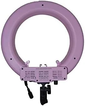 RL-480S حلقه نور LED برای عکس/فیلم دوربین، ۱۳ اینچ/۳۳ سانتی متر، بیرونی ۴۰ وات، ۲۴۰ عدد LED SMD، نور حلقه ای قابل تنظیم 5500K با مجموعه فیلتر رنگی پلاستیکی (رنگ صورتی) RL-480S حلقه نور LED برای عکس/فیلم دوربین، ۱۳ اینچ/۳۳ سانتی متر، بیرونی ۴۰ وات، ۲۴۰ عدد LED SMD، نور حلقه ای قابل تنظیم 5500K با مجموعه فیلتر رنگی پلاستیکی (رنگ صورتی)