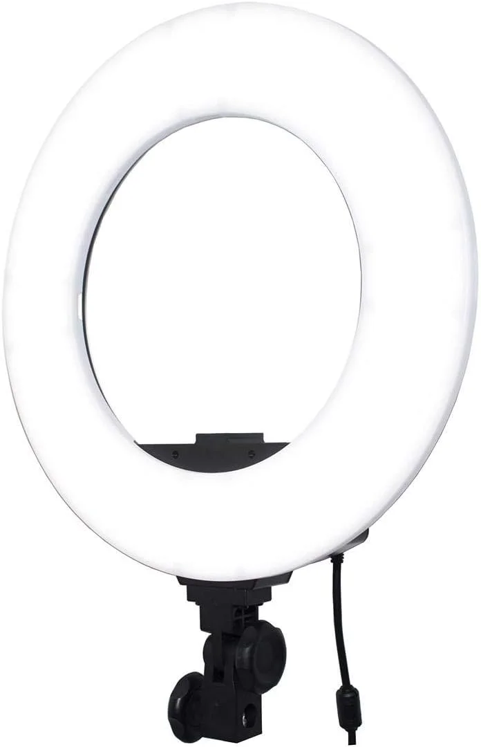 نور حلقه ای قابل تنظیم COOPIC Create Cool Pictures RL-14S تک رنگ 5600K (14 اینچ / 36 سانتی متر قطر بیرونی، 36 وات، 1024 عدد LED SMD) مشکی نور حلقه ای قابل تنظیم COOPIC Create Cool Pictures RL-14S تک رنگ 5600K (14 اینچ / 36 سانتی متر قطر بیرونی، 36 وات، 1024 عدد LED SMD) مشکی