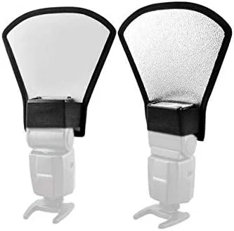 دیفیوزر فلاش رفلکتور سفید برای فلاش دوربین SLR عکاسی