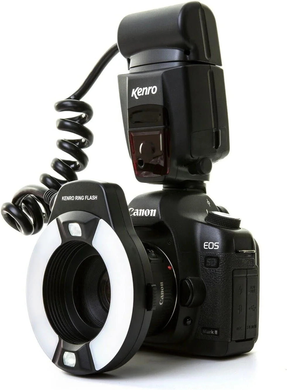 فلاش حلقوی ماکرو Kenro برای دوربین دیجیتال DSLR نیکون - KFL201N