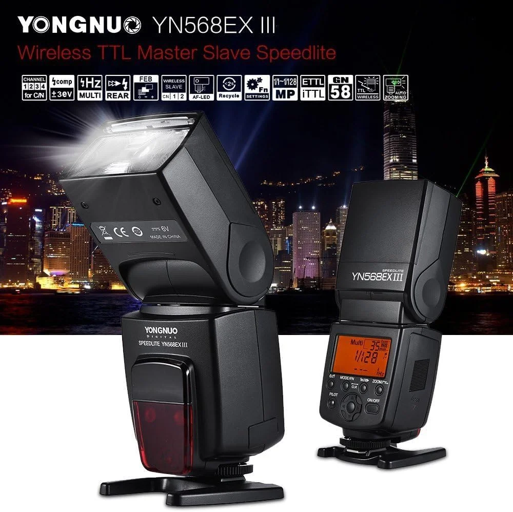 فلاش اسپیدلایت Yongnuo Yn-568Ex Ii سازگار با Canon Master Hss Ettl برای دوربین های 5Diii 5Dii 5D 7D 60D 50D 650D 600D 550D 500D 450D 400D 350D فلاش اسپیدلایت Yongnuo Yn-568Ex Ii سازگار با Canon Master Hss Ettl برای دوربین های 5Diii 5Dii 5D 7D 60D 50D 650D 600D 550D 500D 450D 400D 350D
